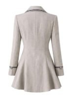 Young Sherlock Natascha McElhone Whool Grey Coat