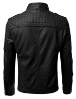 Zipper Black Lamb Skin Leather Jacket Buy