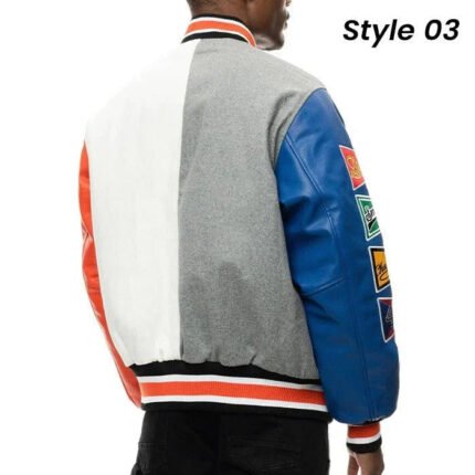 All Star Varsity Jacket Men, Multi Zing Apparel
