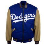 1951 Brooklyn Dodgers Vintage Blue Wool & Leather Varsity Jacket