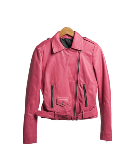 Halloween Jacket - Barbie Girl Pink Leather Jacket  - Zing Apparel