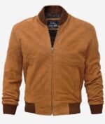 Premium Brown Suede Leather Jacket Zing Apparel