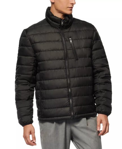 Superdry Quilted Puffer Jacket Men, Black Zing Apparel