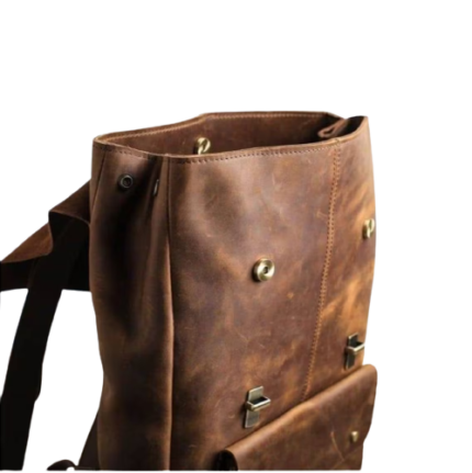 Personalized Premium Leather Travel Bag, Brown Zing Apparel