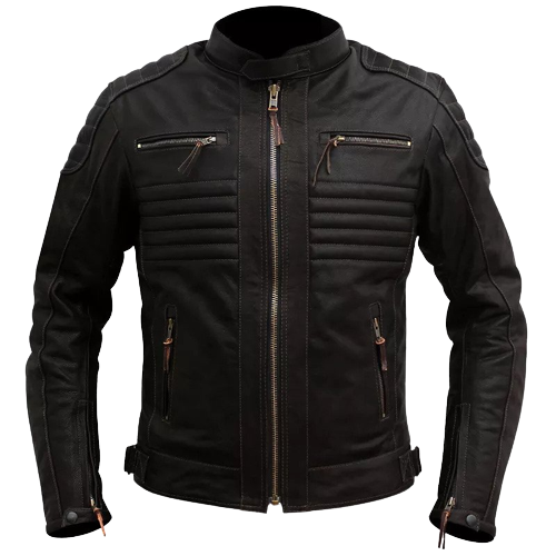 ezgif.com-gif-maker__4_-removebg-preview_67b051de-3d95-4d49-b43e-b1321171d249 CE Armour Black Dimex Biker Jacket, Front