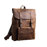 Personalized Premium Leather Travel Bag, Brown Zing Apparel