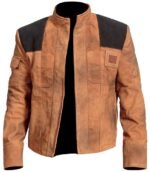 Han Solo Star Jacket, Brown Leather Zing Apparel