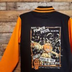Pete's Pumpkin Patch Varsity Jacket For Unisex Zing Apparel