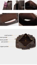 Premium Crazy Horse Leather Duffle Bag Zing Apparel