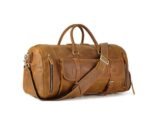 Premium Crazy Horse Leather Duffle Bag Zing Apparel