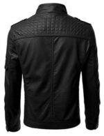 Black Lambskin Leather Jacket For Men Zing Apparel