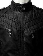 Black Lambskin Leather Jacket For Men Zing Apparel
