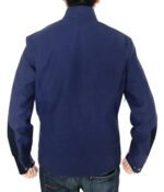 Captain America Steve Rogers Blue Cotton Jacket Zing Apparel