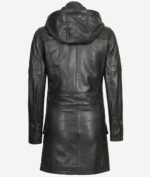 Women Long Coat - Real Leather Zip Up Zing Apparel