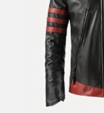 wolverine black leather jacket