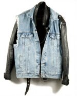 Triple H Denim Leather Jacket - Image 3